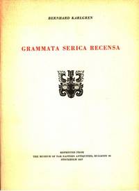 Grammata Serica Recensa.
