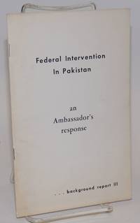 image of Federal intervention in Pakistan: an ambassador's response