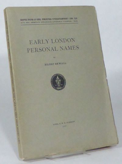 Early London Personal Names.