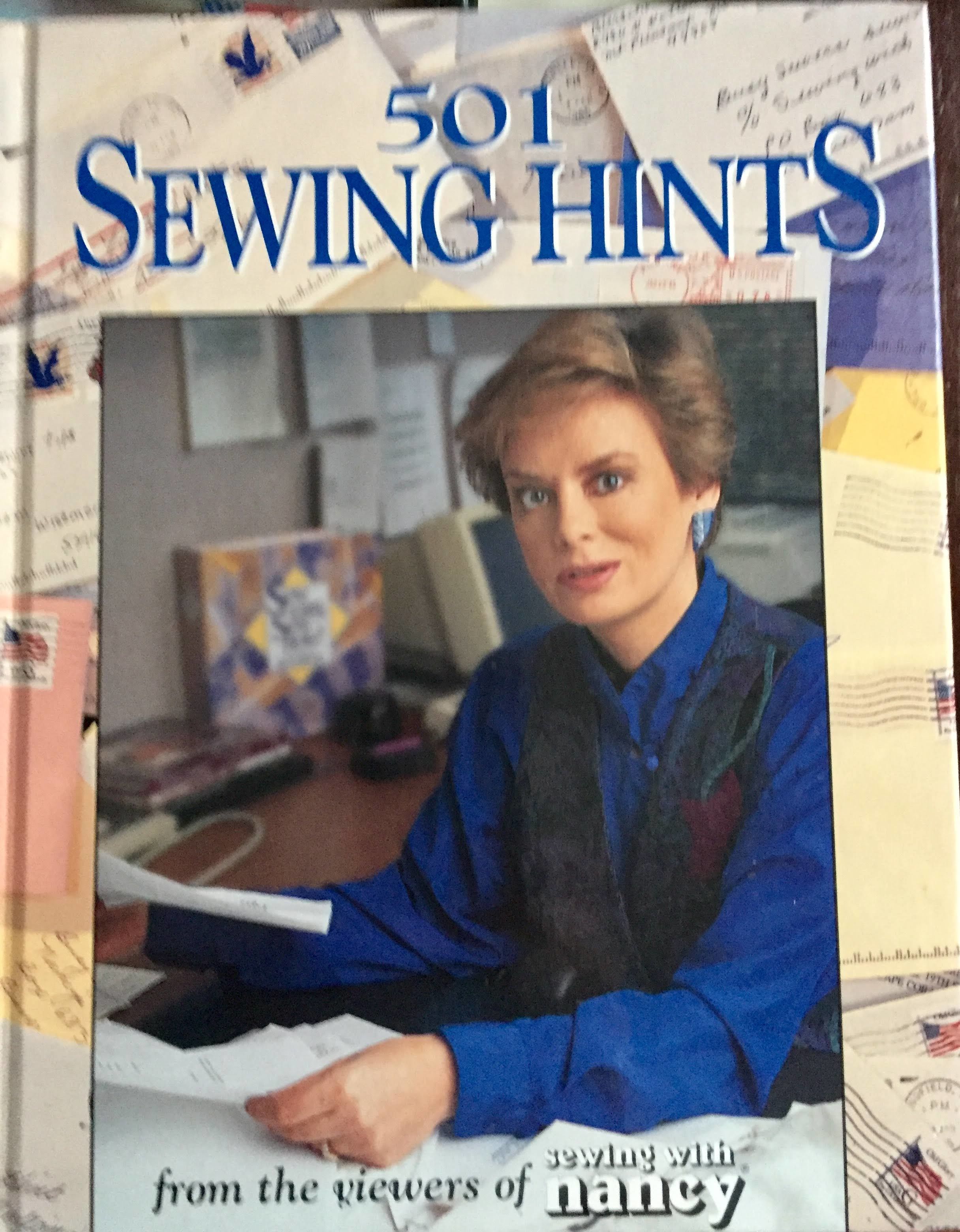 501 Sewing Hints by Nancy Zieman Hardcover 19950101 from MY