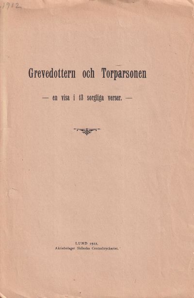 Grevedottern och Torparsonen. En visa i 13…