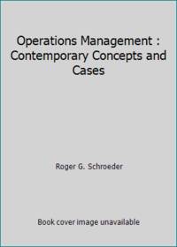 image of Operations Management : Contemporary Concepts and Cases
