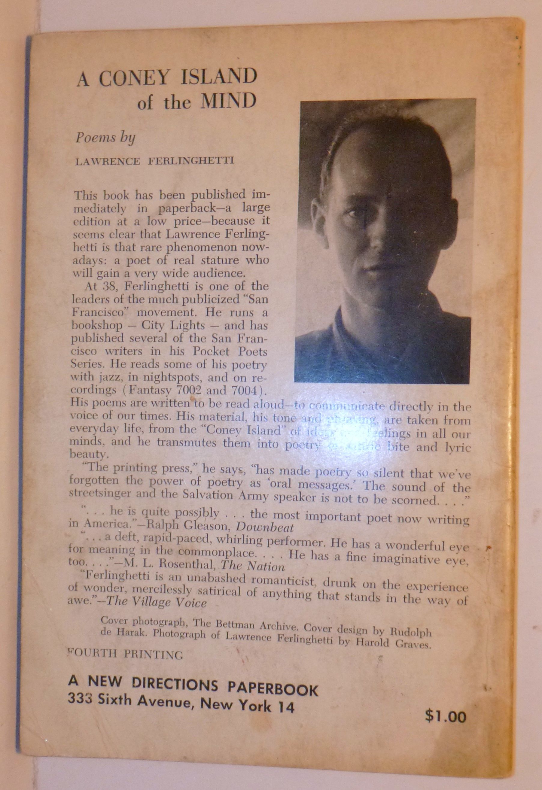 BIBLIO | A Coney Island of the Mind - Early Printing by Lawrence 