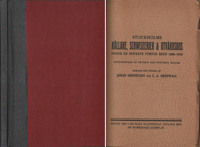 STOCKHOLMS KÄLLARE, SCHWEIZERIER & UTVÄRDSHUS…