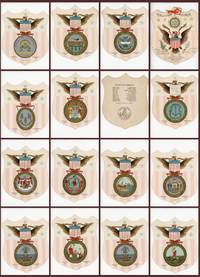 Revolutionary Calendar Dedicated to the Sons and Daughters of the American Revolution Issued under the Auspices of the New York City Chapter DAR - 13 Seals of the 13 Original States