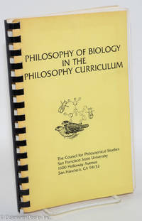 cover of Philosophy of biology in the philosophy curriculum