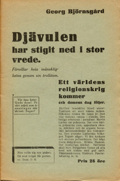 Djävulen har stigit ned i stor vrede. Förvillar…