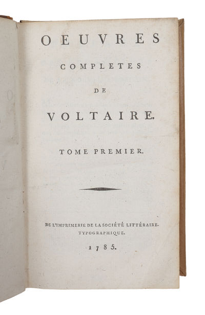 Oeuvres completes de Voltaire. 90 vols (out of 92, wanting vol. 57 and 87). (photo 3)