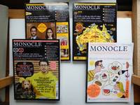 Monocle: a briefing on global affairs, business, culture &amp; design volume 9  issue no. 90, volume 10 issue nos. 91 &amp; 92 (February, March &amp; April 2016)  plus Monocle drinking and dining directory issue 2 (Spring/Summer 2019) (4  magazines) by Tuck, Andrew (ed) - 2016