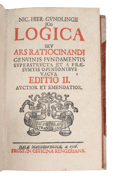 Logica Seu Ars Ratiocinandi Genuinis Fundamentis Superstructa (+) Ethica seu Philosophia moralis genuinis fundamentis superstructa. (photo 2)