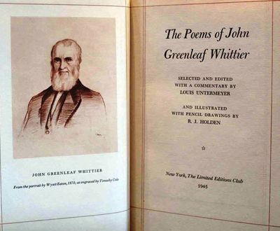 THE POEMS OF JOHN GREENLEAF WHITTIER