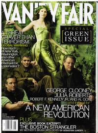 VANITY FAIR: THE GREEN ISSUE. JULIA ROBERTS, GEORGE CLOONEY, RFK JR, AL GORE