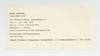 Exhibition card: Hanne Darboven “Das Jahr 1970” Bei Konrad Fischer (3-30 July 1970)