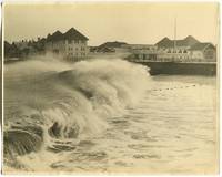 [New Jersey?]: Large Photograph of a Crashing Wave