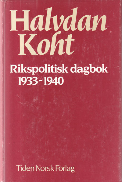 Rikspolitisk dagbok 1933-1940