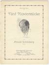 Fünf Klavierstücke ... Op. 23