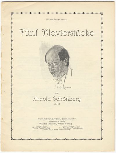 Fünf Klavierstücke ... Op. 23