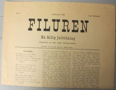 Filuren. En kilig jultidning. Utgifven af det…