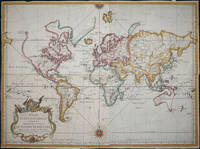 Essay D'Une Carte Reduite Contenant Les Parties Conneuees Du Globe Terrestre Dedie a M. Le Comte De Maurepas by Nicolas Bellin
- 1748
- from Antipodean Books, Maps & Prints (SKU: 15913)
