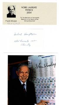 image of Autographs of ten Nobel laureates in chemistry