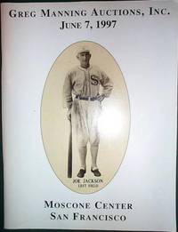 cover of Gregg Manning Auctions Inc. Baseball Card and Memorabilia Auction Catalog