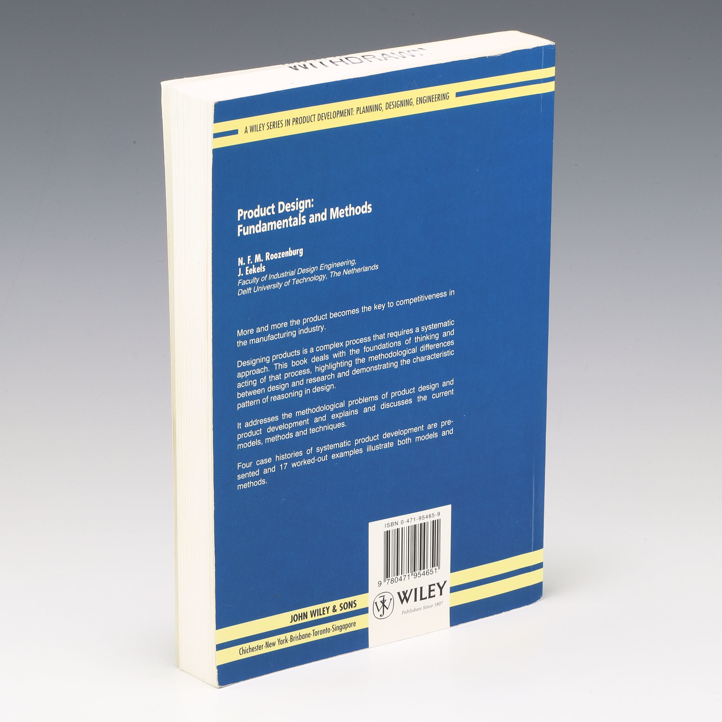 Product Design: Fundamentals and Methods (Product Development: Planning ...
