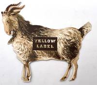 Die-cut Stand-up Goat Promoting Yellow Label Fleischmann & Co's. Yeast