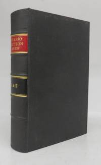 Election Cases. Reports of Decisions under the Dominion and Ontario Controverted Election Acts relating to the election of members from the Province of Ontario to the House of Commons of Canada and to the Legislative Assembly of Ontario.