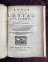 [EUROPEAN AMERICANA 1681]. Recit de...; (photo 1)
