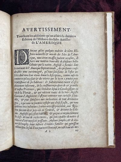 [EUROPEAN AMERICANA 1681]. Recit de...; (photo 2)