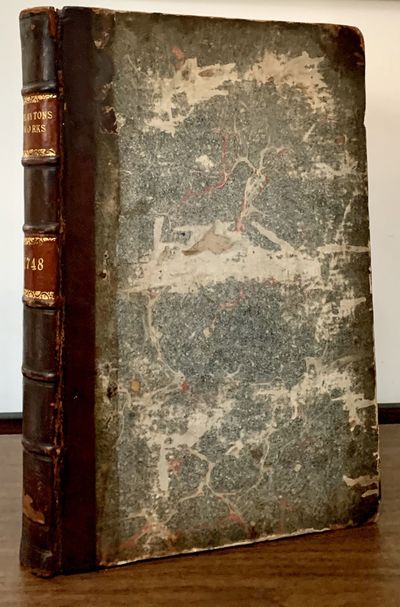 London: J. Hughs, 1748. First edition. Hardcover. Quarter period half russia and marbled boards. Ver...