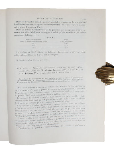 Étude des chromosomes somatiques des neuf enfants…