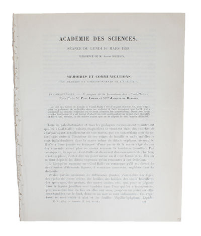 Étude des chromosomes somatiques des neuf enfants mongoliens. [In: Comptes Rendus. Academies des Sciences (Paris), 1959, 248]. - [THE DISCOVERY OF TRISOMY-21 - THE CAUSE OF DOWN'S SYNDROME] (photo 2)