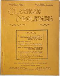 image of Claridad Proletaria. Segunda época, numero dos (Sept. 1936)