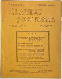 Claridad Proletaria. Segunda época, numero dos (Sept. 1936)