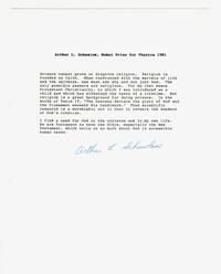 image of Autographs of eleven Nobel laureates in physics