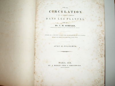 Sur la Circulation et sur les Vasseaux Laticifères dans les Plantes
