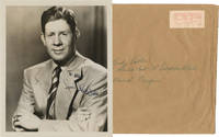 Original inscribed photograph of Rudy Vallee, circa 1953 by Rudy Vallee (subject) - 1953