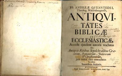 Antiqvitates Biblicæ et Ecclesiasticæ- Accedit…