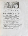 View Image 3 of 8 for Elements de la Geometrie de l'Infini. Suite des memoires de l'Academie Royale des Sciences. Inventory #RW1716