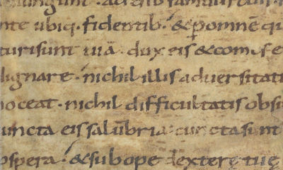 A Prayer for the Traveler, the Sailor and the Carolingian Bishop in the 9th Century, the Text Likely Used to Pray for Charlemagne and his Descendants and Referencing the Parting of the Red Sea
