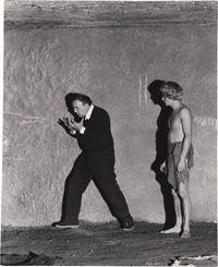 [Fellini] Satyricon (Original photograph of Federico Fellini and Martin Potter from the set of the 1969 film)