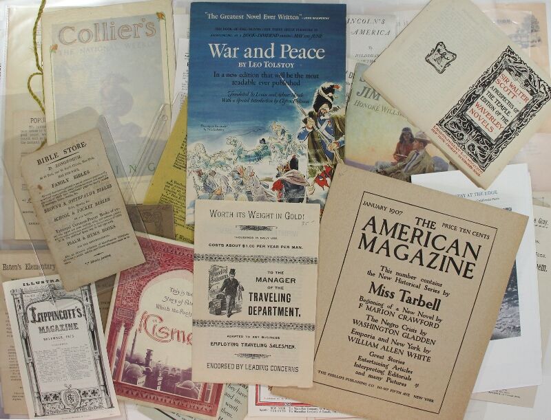 Collection of 111 prospectuses