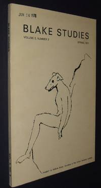 cover of Blake Studies Volume 3 Number 2 Spring 1971