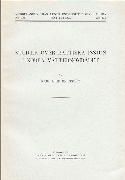 Studier över baltiska issjön i norra…