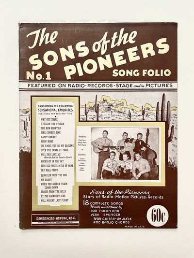 The Sons of the Pioneers Song Folio No. 1