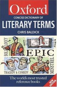The Concise Oxford Dictionary of Literary Terms