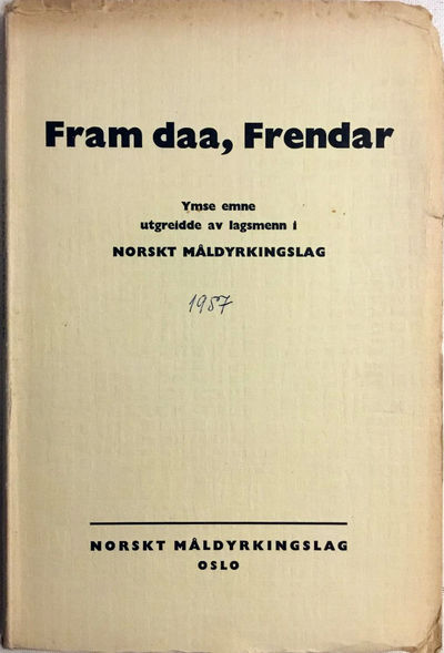 Ymse emne utgreidde av lagsmenn i Norsk…