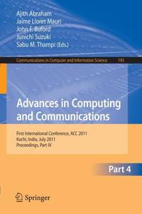 Advances in Computing and Communications, Part I : First International Conference, ACC 2011,...