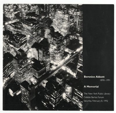 Berenice Abbott: A Memorial [New York...